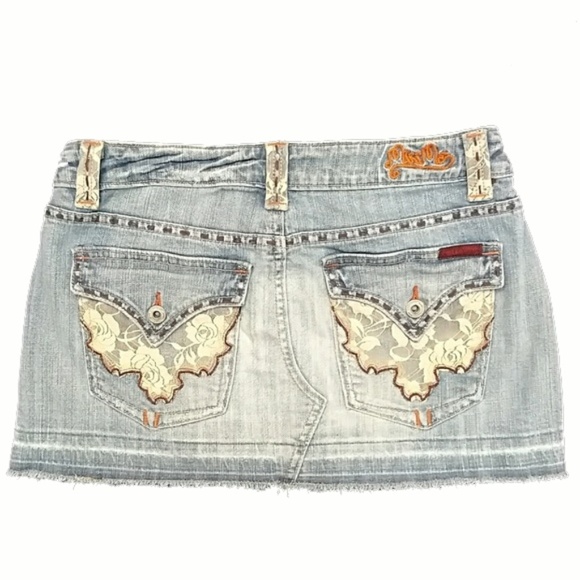 Miss Me Dresses & Skirts - Miss Me denim mini skirt